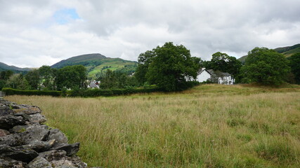 Beautiful landscapes at Lake District National Park in UK 