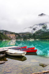 Lake O'Hara at Sargent's Point in the Canadian Rockies of Yoho National Park