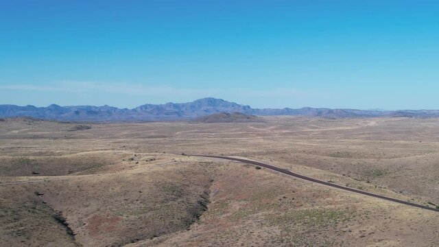 Aerial View of Far West Texas