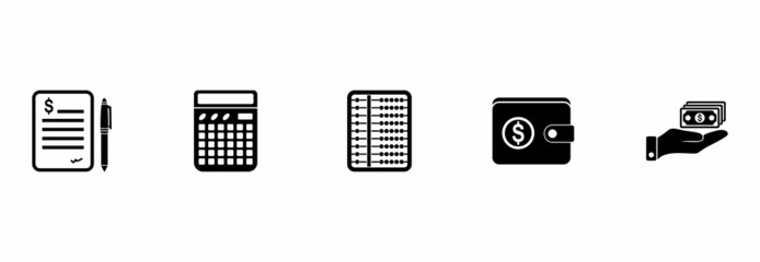 business and finance icon, business and finance vector sign symbol