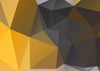 Simple brown yellow background consisting Abstract triangle