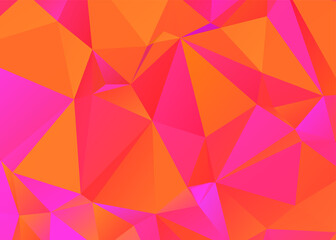 abstract orange background from crystal, you can change Vector art.