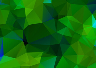 Fototapeta na wymiar Green Abstract Color Polygon Background Design, Abstract Geometric Gradient. Vector art.