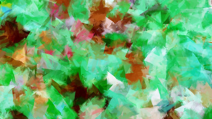 Colorful Abstract Background Painting on Canvas with Strokes. Modern Cover Design Texture.