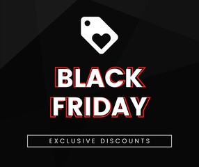 Black Friday background, Black Friday promotional banner, Black Friday exclusive discounts