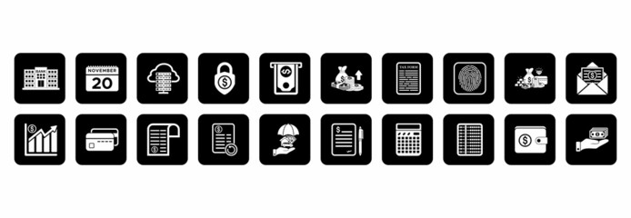 business and finance icon, business and finance vector sign symbol