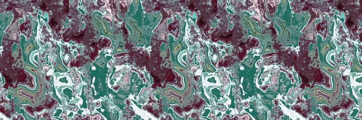 Marble swirl rock seamless natural border texture. Earthy tone rough grain semi precious stone effect ribbon. Nature pattern background edging trim.