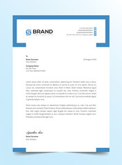 Modern Creative & Clean business style Abstract Letterhead Design Modern Business Letterhead Design Template 