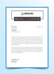Modern Creative & Clean business style Abstract Letterhead Design Modern Business Letterhead Design Template 
