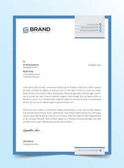 Modern Creative & Clean business style Abstract Letterhead Design Modern Business Letterhead Design Template 