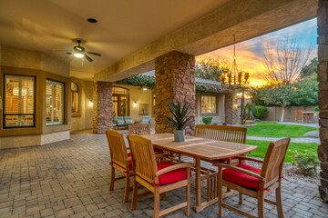 Backyard Sunset