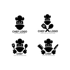 Chef logo set