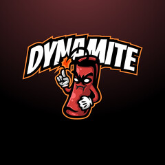 dynamite mascot character esport logo