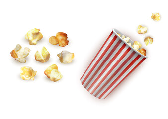 Obraz premium Movie concept, Realistic Cinema concept illustration, Vector format