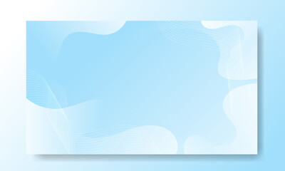 Abstract Blue waves geometric background. Modern background design. gradient color. Fluid shapes composition. Fit for presentation design. website, banners, wallpapers, brochure, posters