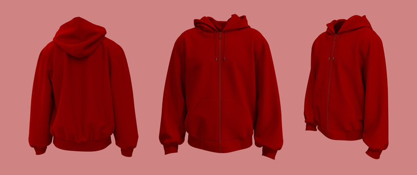 Red Hoodie Template Images – Browse 2,938 Stock Photos, Vectors, and Video