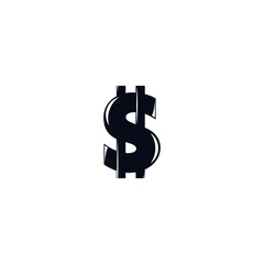 Dollar Logo Design Vector Illustration Template Idea