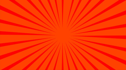 Sun Rays or Explosion Boom for Comic Books Radial Background Raster