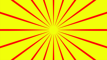 Sun Rays or Explosion Boom for Comic Books Radial Background Raster