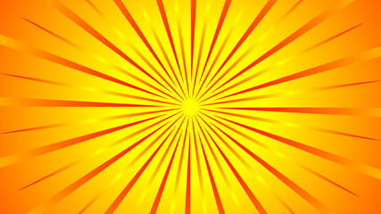 Sunshine vector background with light gradient. Abstract yellow wallpaper for banner,ad,social media and template. EPS10