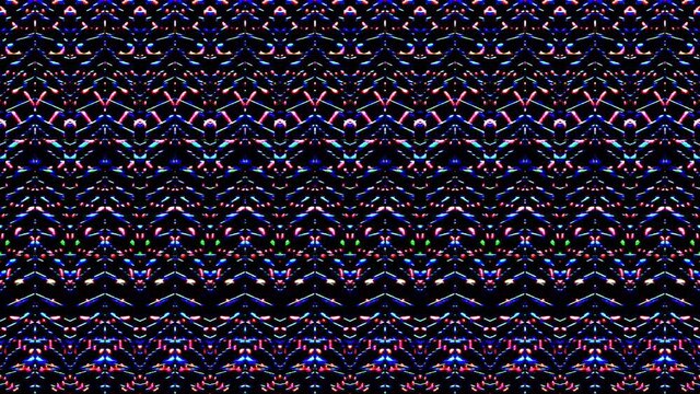 shining bright lines set blue wave motion, colorful, on black background