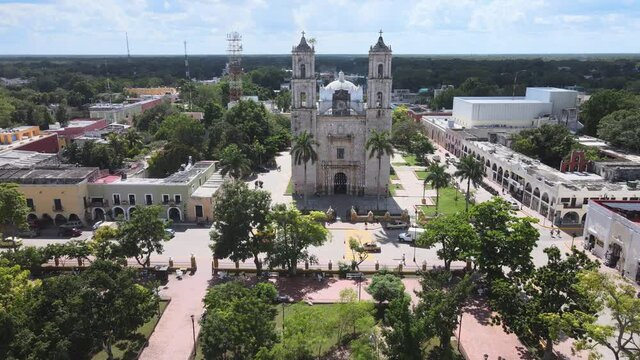 San Servasio church in Valladolid, Yucatan, Mexico