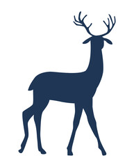 reindeer animal silhouette
