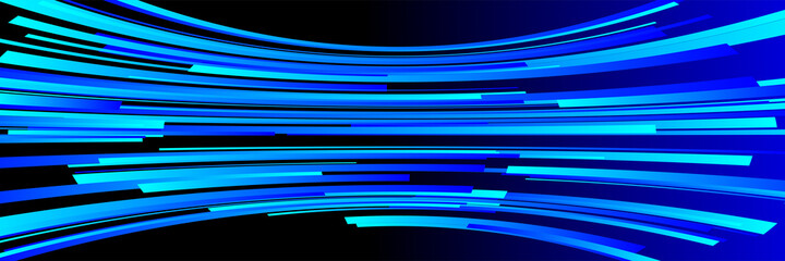 Speed banner with lines. Vector background with fast movement