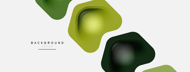 Color arrow shapes on white backdrop. Minimal geometric abstract background. Vector illustration for wallpaper banner background or landing page