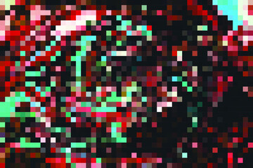 Pixel background. Colorful mosaic background.