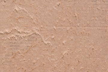 Brown cardboard sheet abstract background, cardboard box texture and background. Detail of peeling brown paper box material old vintage pattern for design art work