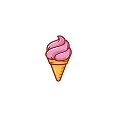 Ice cream icon vector illustration