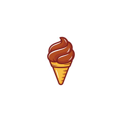 Obraz premium Ice cream icon vector illustration