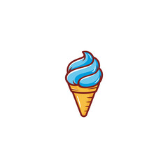 Ice cream icon vector illustration