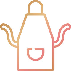 apron gradient icon