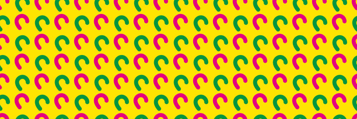 Colorful background images with bright decorative ornaments on a yellow background for your design projects, seamless patterns, wallpaper textures with flat design. Vector illustration