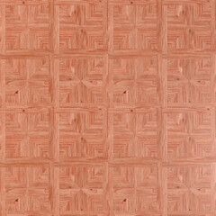 Parquet made of red cedar phoenix. The texture of the wooden surface is red tones near. 3D-rendering
