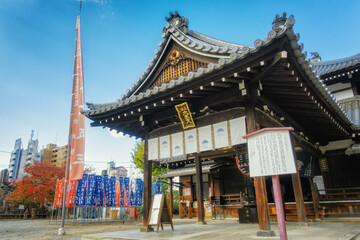 大阪、四天王寺の大黒堂です（三面大黒天）