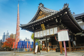 Fototapeta premium 大阪、四天王寺の大黒堂です（三面大黒天）