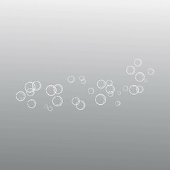 Bubble icon vector illustration design template