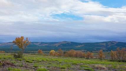 Sierra de la culebra en otoño