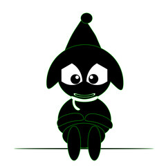 illustration of cartoon character  and  design vector concept web