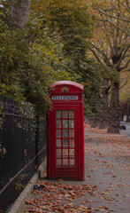 red phone box