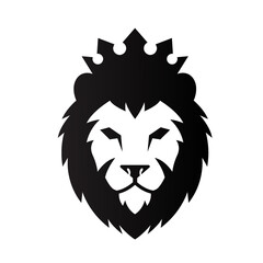 Lion head tattoo  mascot  vector logo icon
