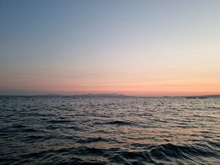 Obraz premium sunset over the sea