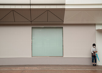 person in a building