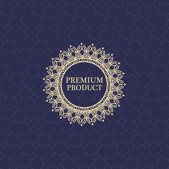 luxury product seal label