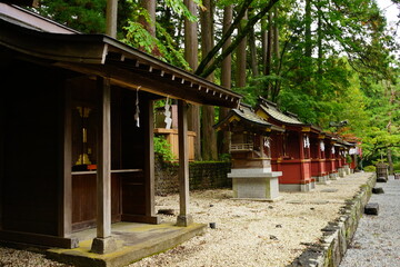 Kitaguchi Hongu Fuji Sengen-jinja Shrine in Yamanashi, Japan - 日本 山梨県 北口 本宮 富士浅間神社	