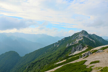 Fototapeta premium 北アルプス 燕岳