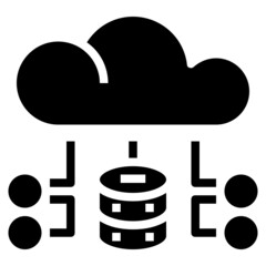 CLOUD DATABASE ICON